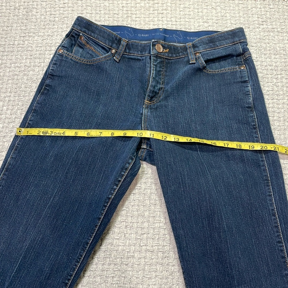 Wrangler Q-Baby No Gap Waistband Denim Jeans WRQ20DD Women’s Size 11/12 x 38 - Picture 12 of 13
